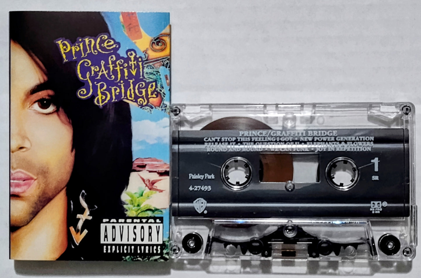 Prince - “Graffiti Bridge” - CASSETTE TAPE VG+/VG+