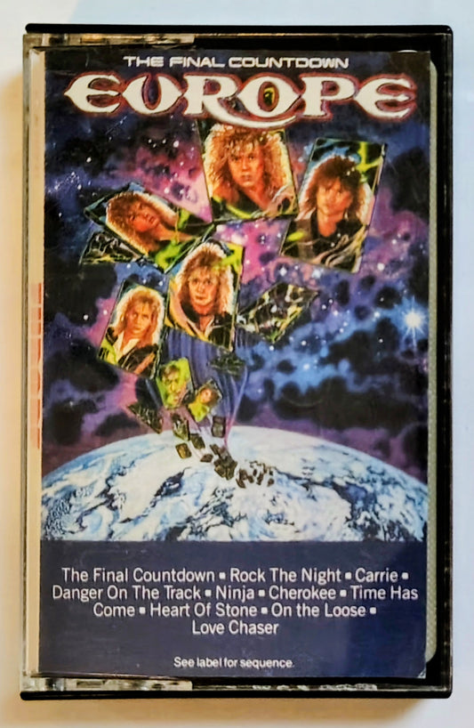 Europe - "The Final Countdown" - CASSETTE TAPE VG/VG+