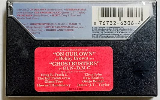 Various Artists - “Ghostbusters II Soundtrack” - CASSETTE TAPE VG+/M (Sealed with hype sticker; cracked case)