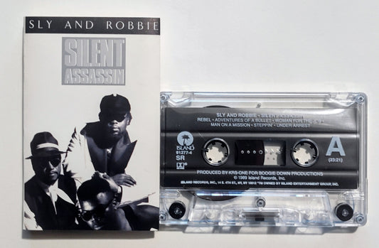 Sly & Robbie - "Silent Assassin" - CASSETTE TAPE (SR; DOLBY HX PRO) VG+/VG+
