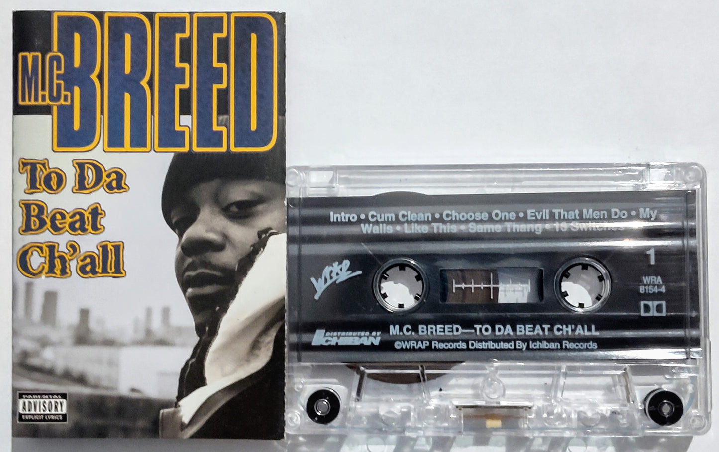 M.C. Breed - “To The Beat Ch’all” - CASSETTE TAPE VG/VG+