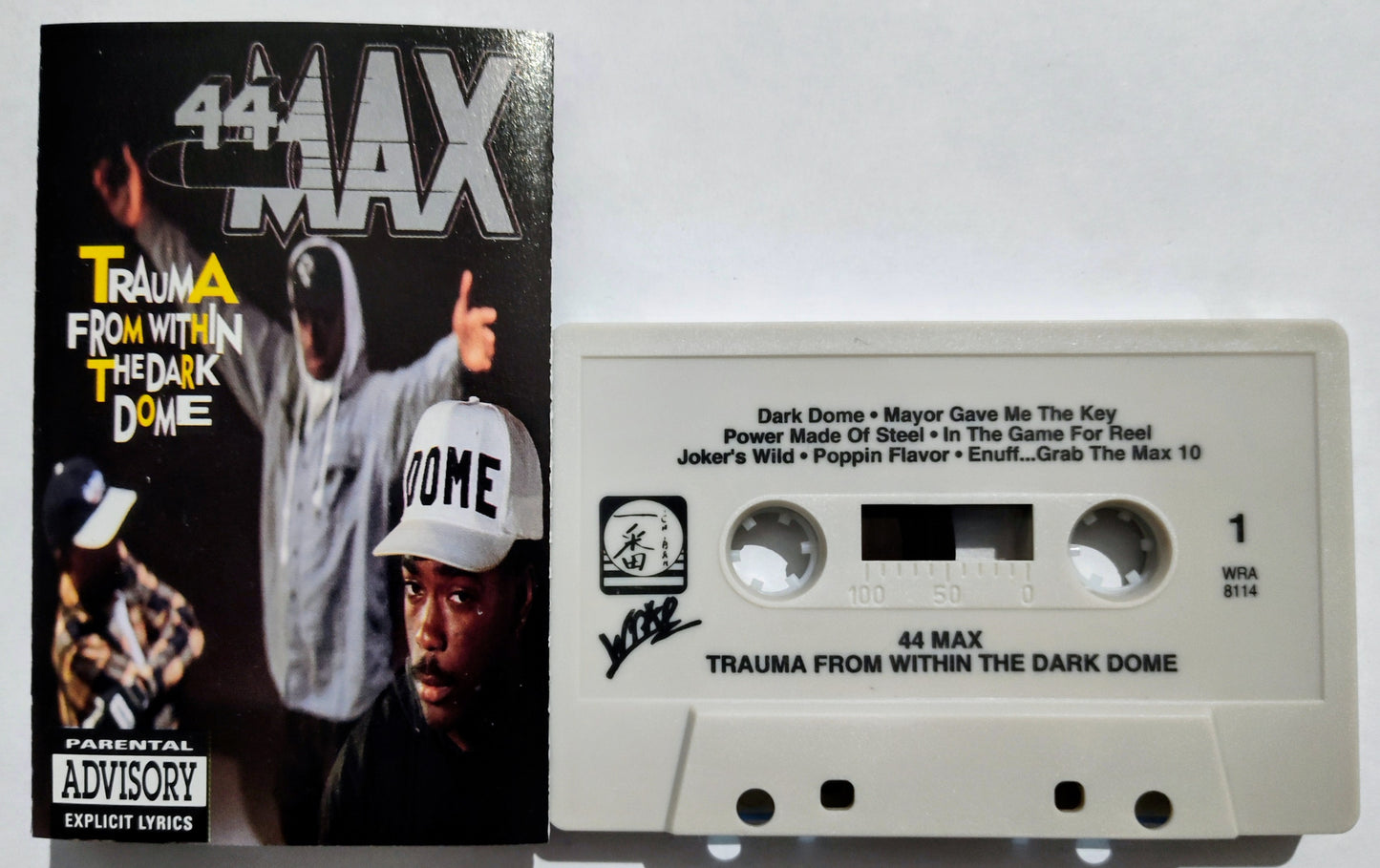 44 Max - “Trauma From Within The Dark Dome” - CASSETTE TAPE VG+/VG+