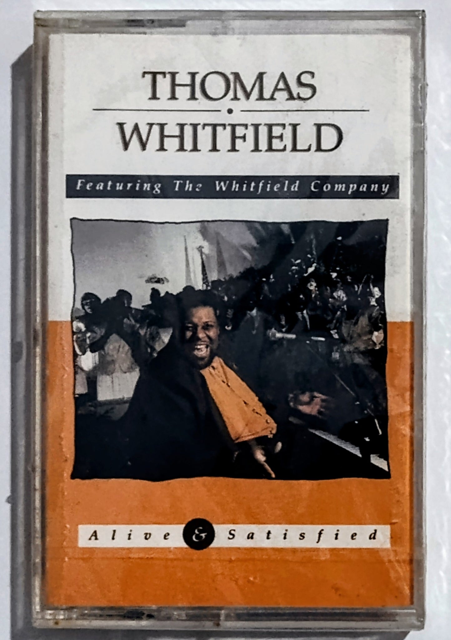 Thomas Whitfield Featuring The Whitfield Company - “Alive And Satisfied” - CASSETTE TAPE NM/M (Sealed)