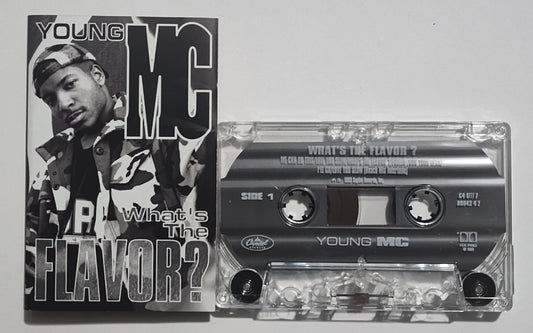 Young M.C. - "What's The Flavor?" - CASSETTE TAPE (DOPBY HX PRO B NR) NM/NM