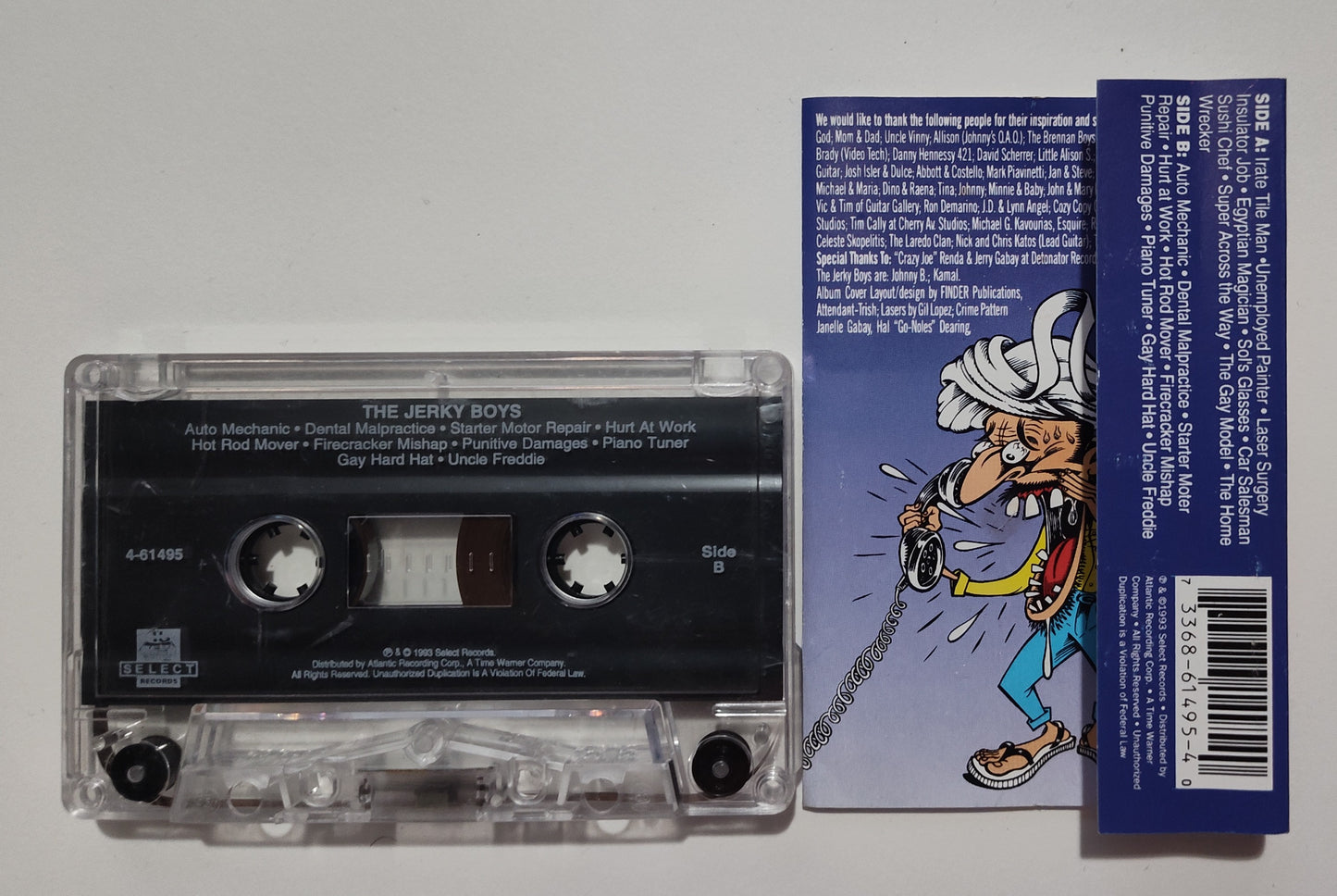 Jerky Boys, The - "The Jerky Boys" - CASSETTE TAPE VG/VG