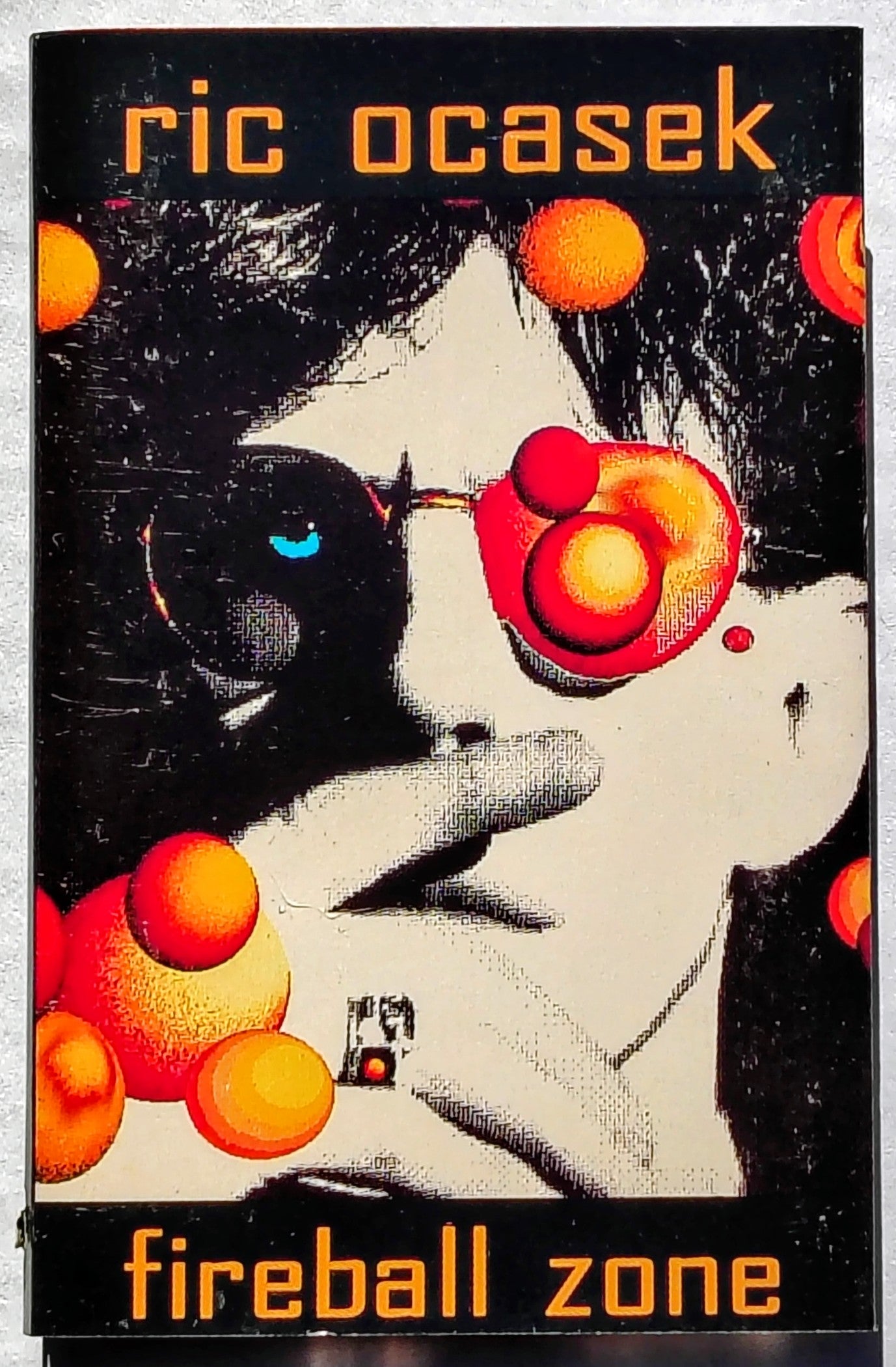 Ric Ocasek - "Fireball Zone" CASSETTE TAPE G+/VG (Cracked shell; does not affect play quality)