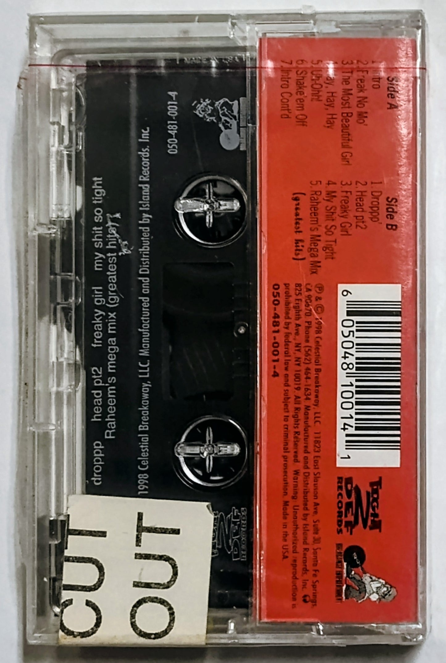 Raheem - “Tight 4 Life” - CASSETTE TAPE VG+/M (Sealed; see notes)