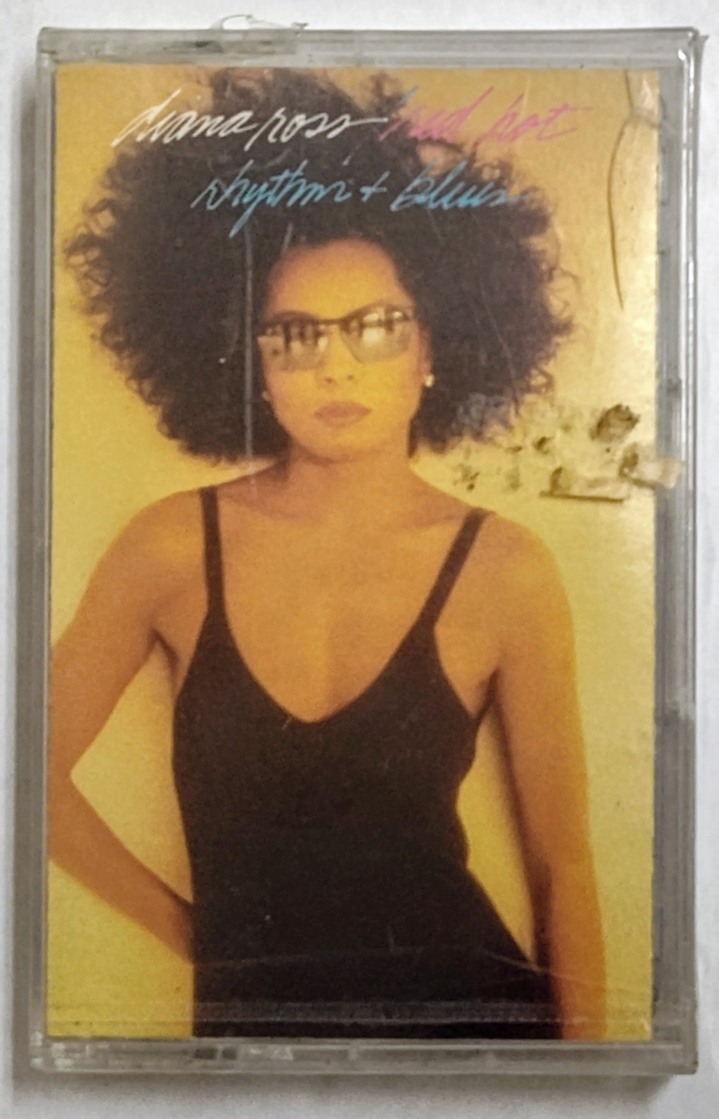 Diana Ross - “Rhythm + Blues” - CASSETTE TAPE NM/M (Sealed; cracked cover)