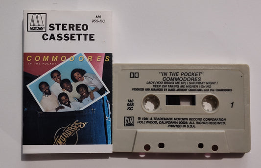 Commodores - "In The Pocket" - CASSETTE TAPE (DOLBY) VG/VG+