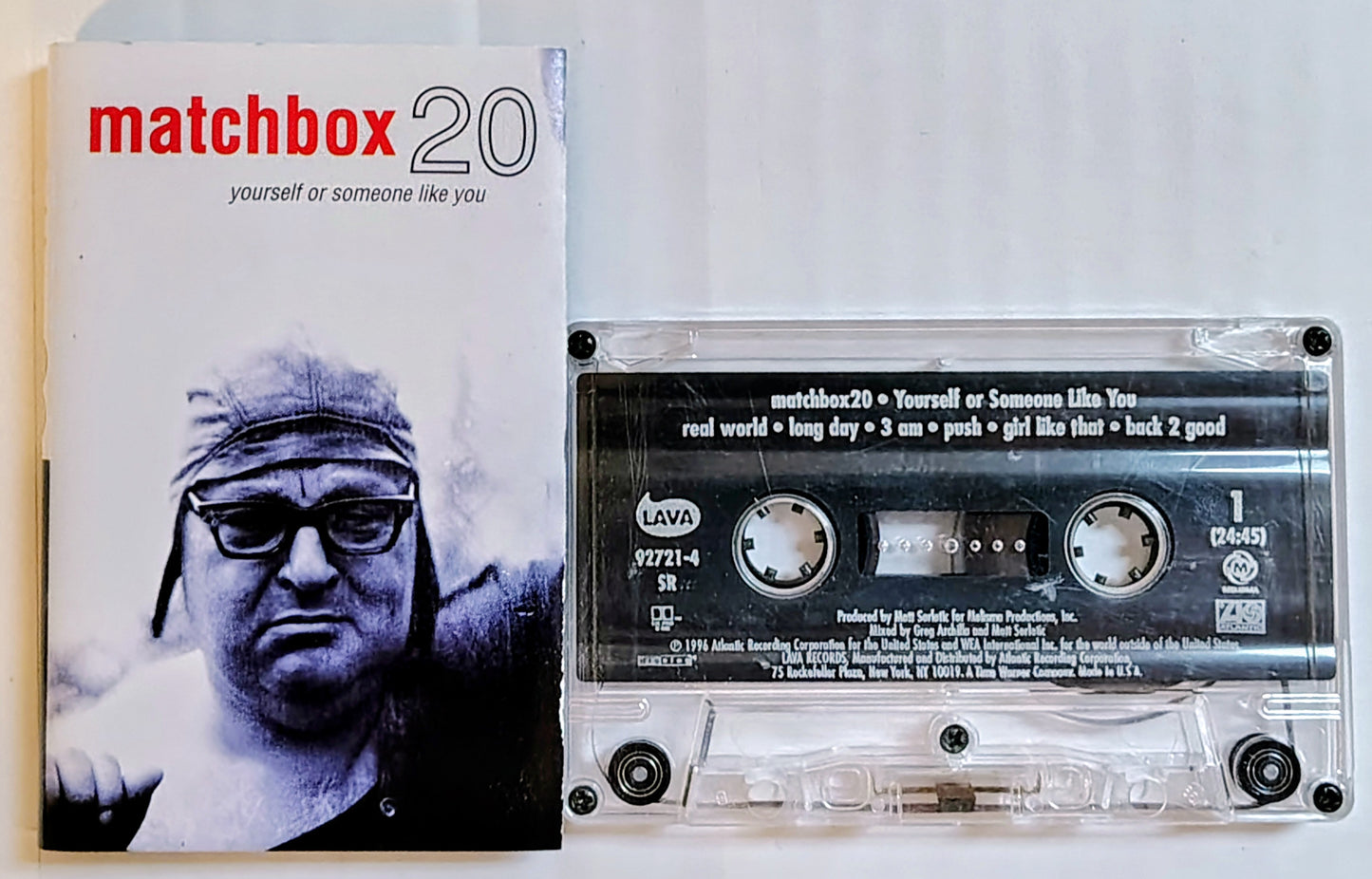 Matchbox 20 Featuring Rob Thomas From Matchbox 20 - “Yourself Or Someone Like You” - CASSETTE TAPE VG+/VG+ *🚨*