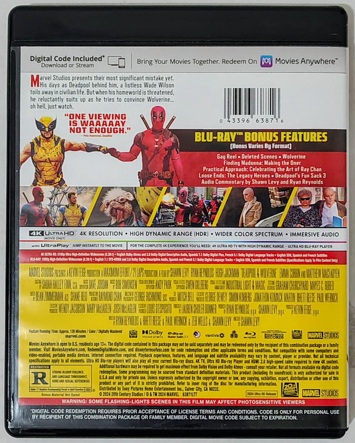 Deadpool And Wolverine 4K ULTRA HD