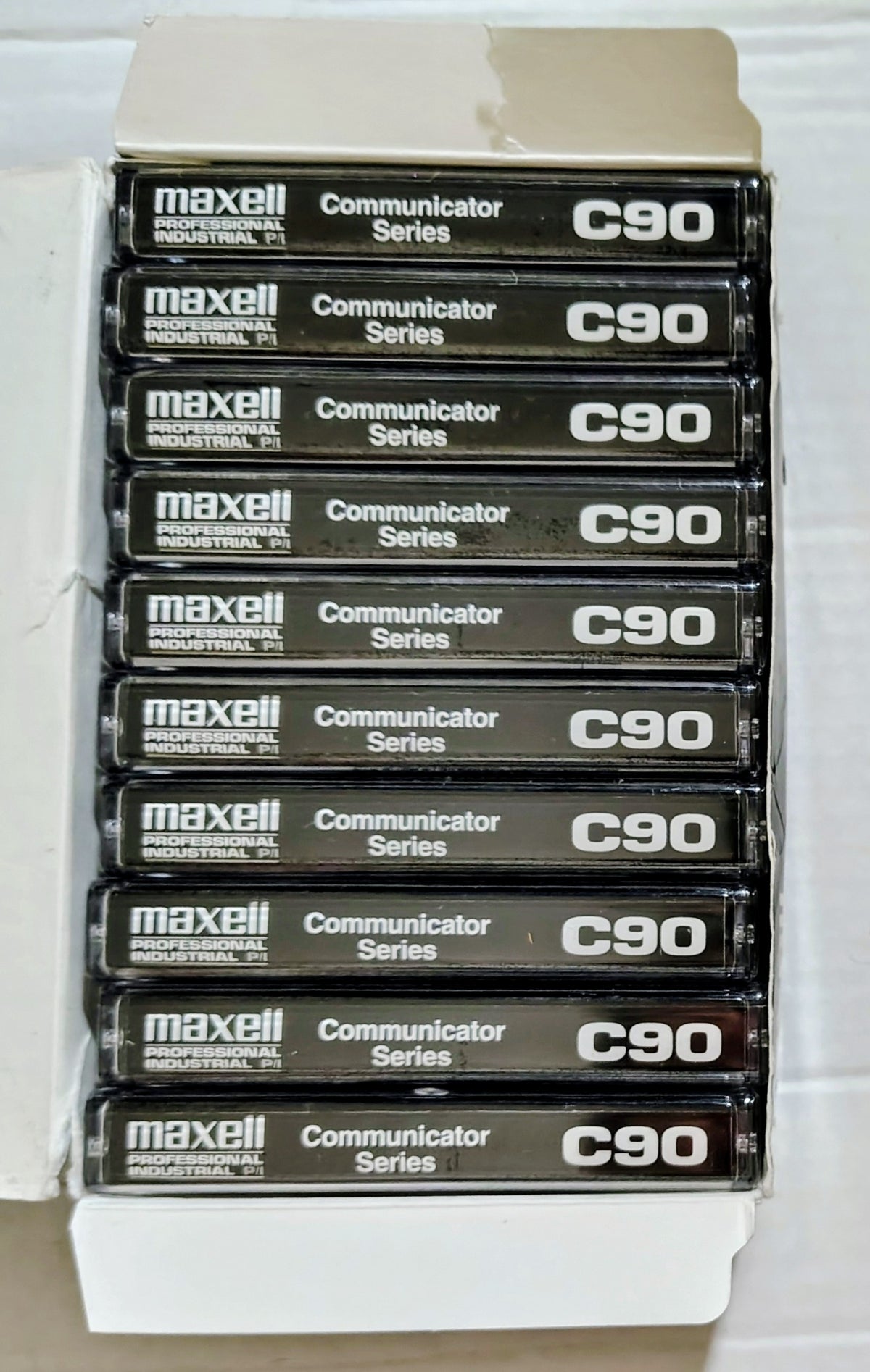 Blank - Maxell C90 Normal Bias (Pro/Industrial Communicator Series; 90-Minute; Open box of 10; All Are Sealed)