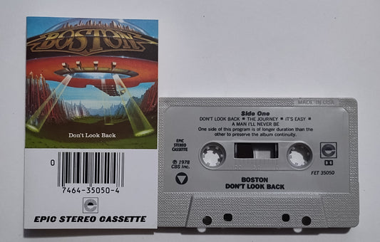 Boston - "Don't Look Back" - CASSETTE TAPE (DOLBY Stereo) VG+/VG+