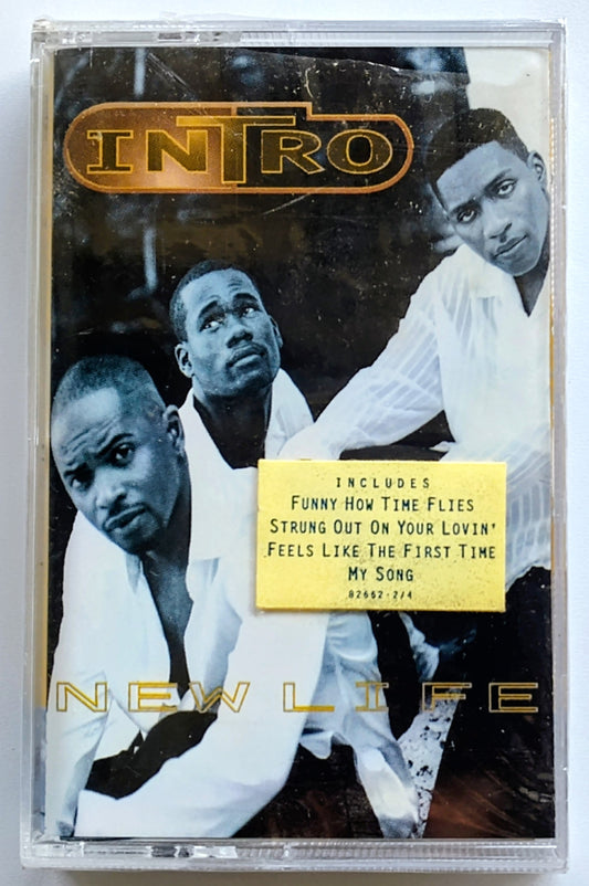 Intro - “New Life” - CASSETTE TAPE NM/M (Sealed with tiny tear in cellophane)