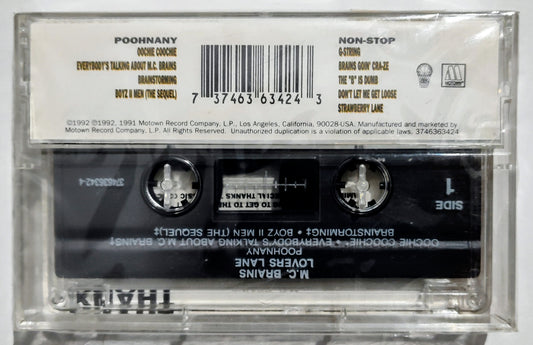 M.C. Brains - “Lovers Lane” - CASSETTE TAPE M/M (Sealed with hype sticker)