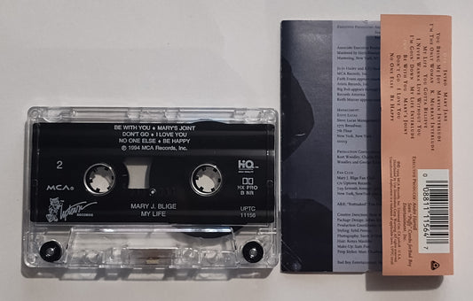 Mary J. Blige - "My Life" - CASSETTE TAPE (DOLBY HX PRO B NR) VG+/VG+