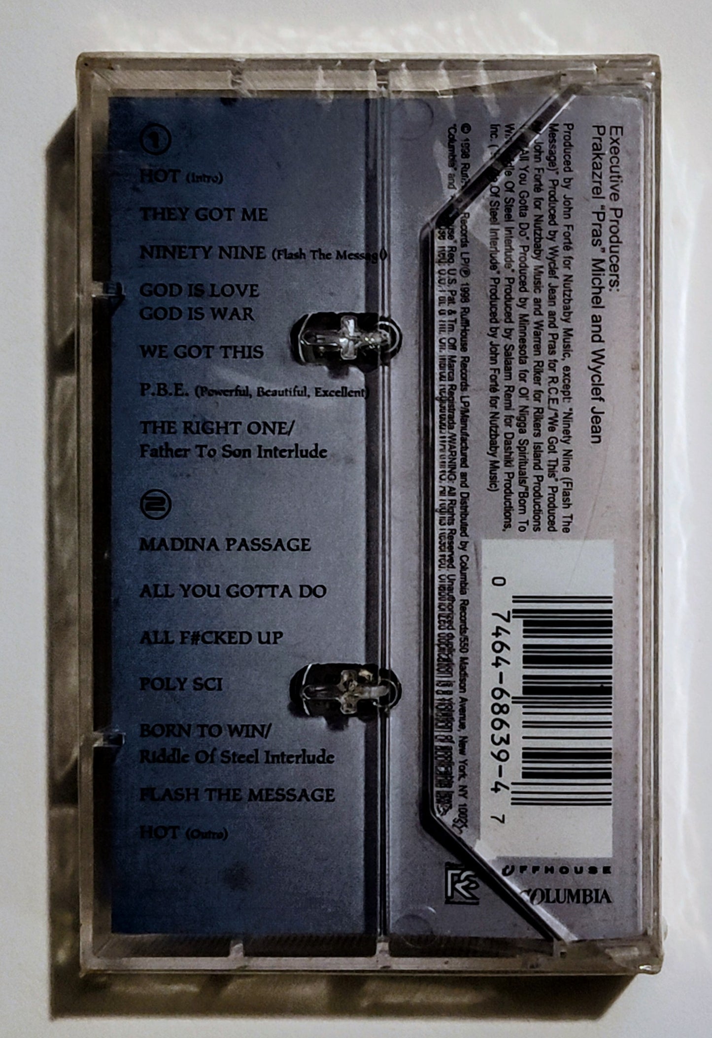 John Forté - "Poly Sci" - CASSETTE TAPE NM/M (Sealed; price written on cellophane with marker; can be removed with alcohol)