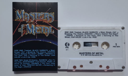 Various Artists - "Monsters Of Metal Compilation" - CASSETTE TAPE VG/VG
