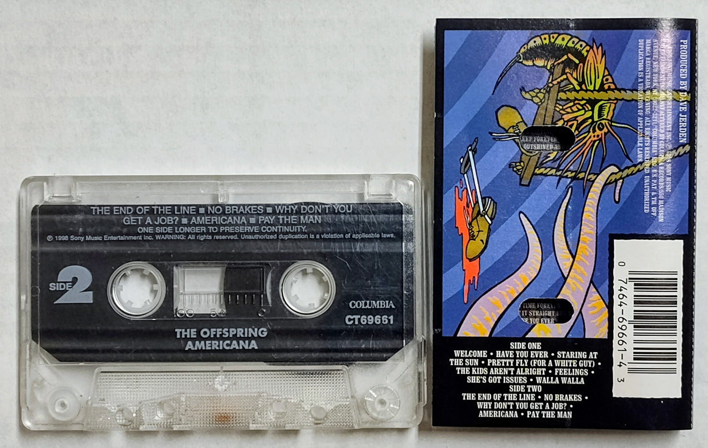 Offspring, The - “Americana” - CASSETTE TAPE VG+/VG