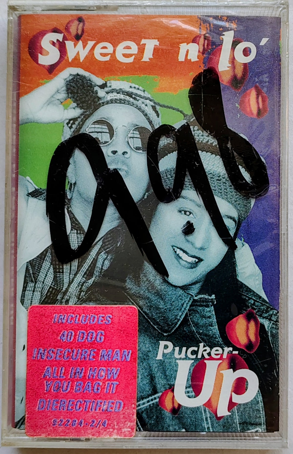 Sweet N Lo' - "Pucker Up" - CASSETTE TAPE NM/M (Sealed with hype sticker; price written on cellophane)