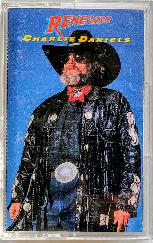 Charlie Daniels - "Renegade" - CASSETTE TAPE (DOLBY)VG+/NM
