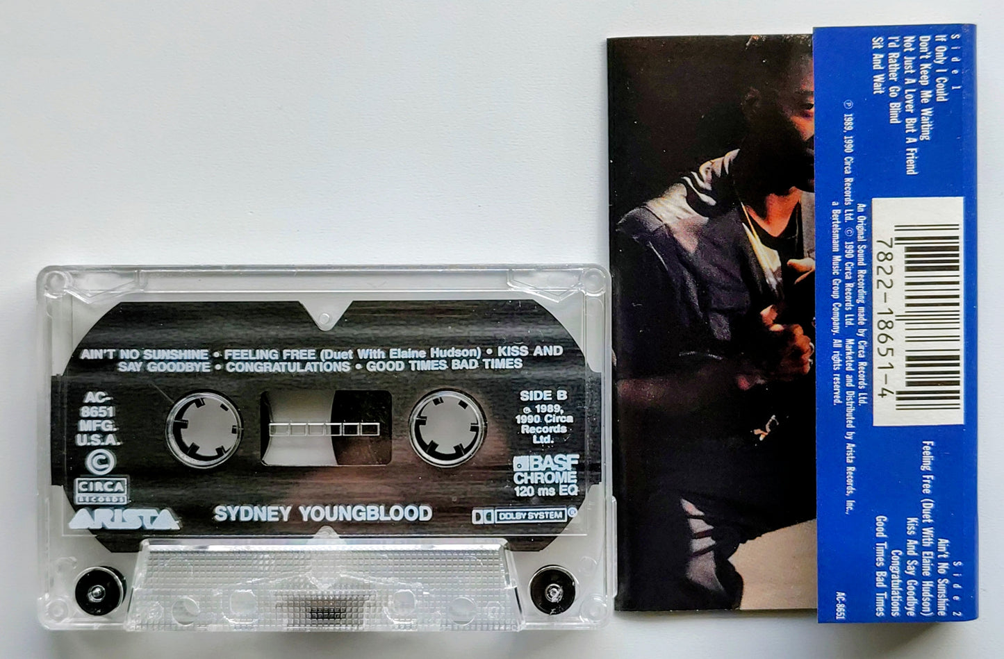Sydney Youngblood - “Sydney Youngblood” - CASSETTE TAPE VG+/VG+