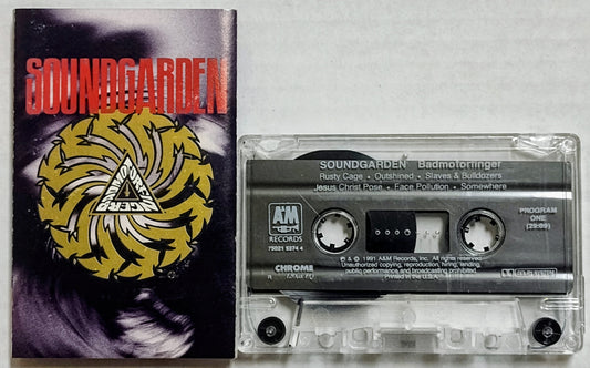 Soundgarden - “Badmotorfinger” - CASSETTE TAPE VG+VG