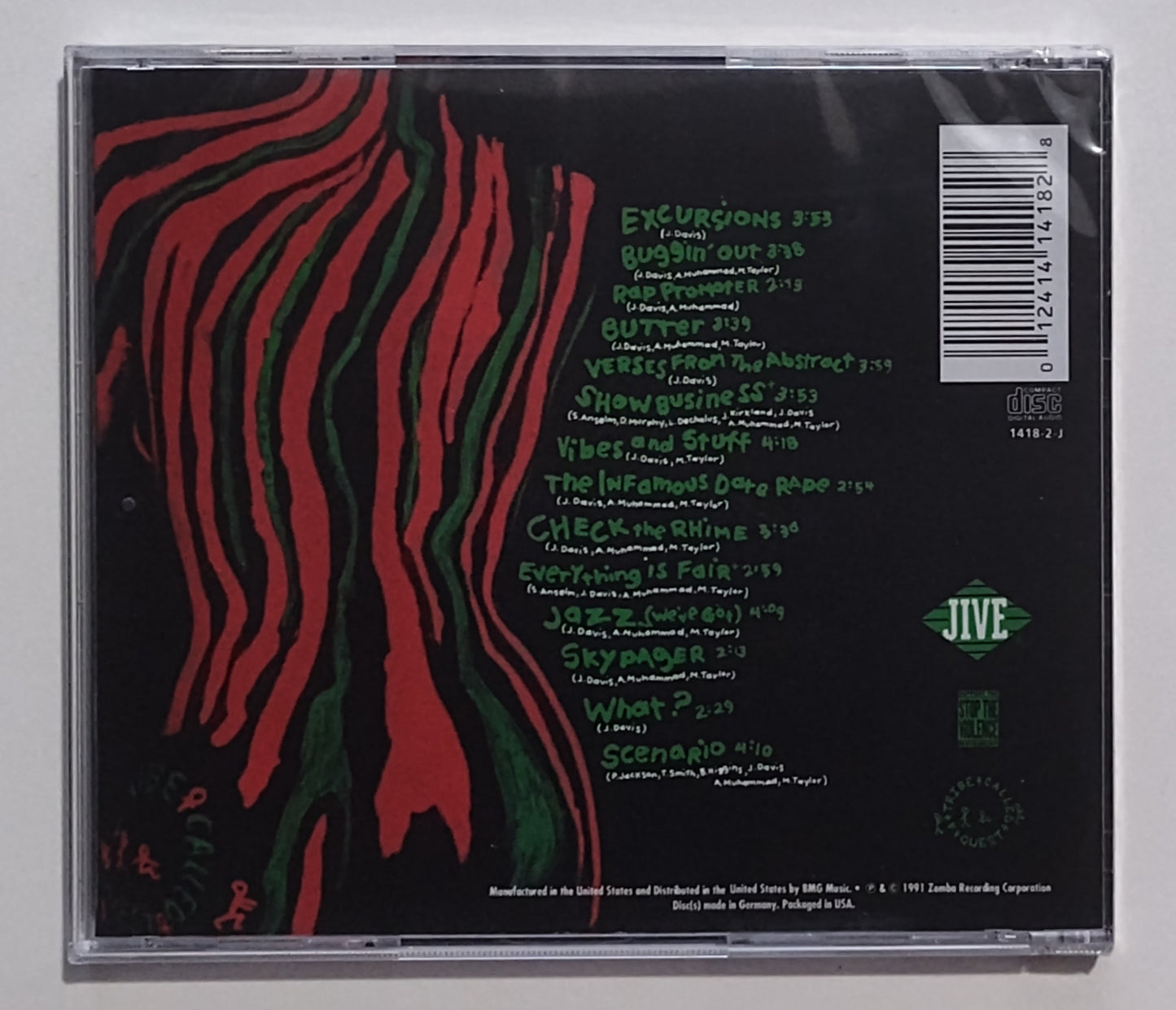 A Tribe Called Quest - "The Low End Theory" - COMPACT DISC M/M (Sealed)