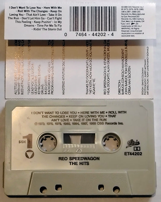REO Speedwagon - “The Hits” - CASSETTE TAPE VG+/VG+