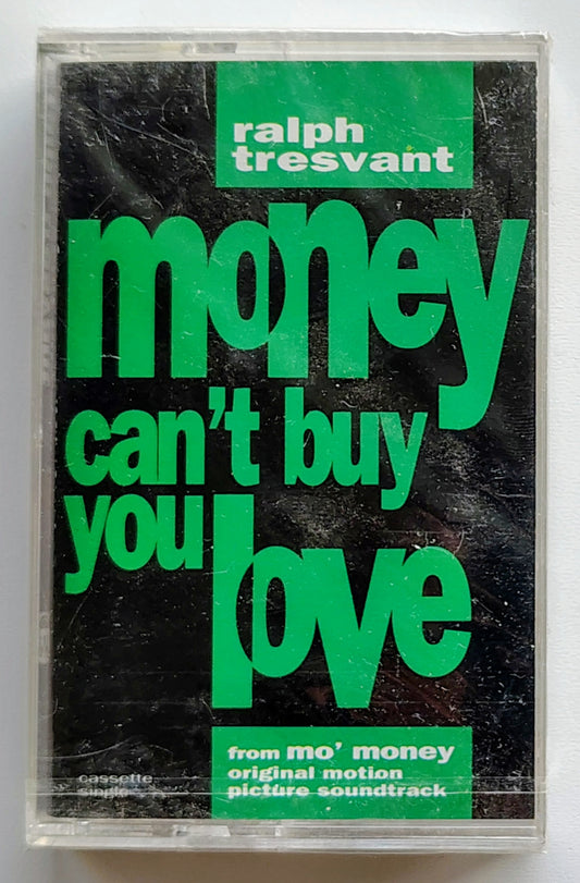 Ralph Tresvant - “Money Can’t Buy You Love” - CASSETTE TAPE (Maxi Single) M/VG+ (Sealed; Lightstruck shell)