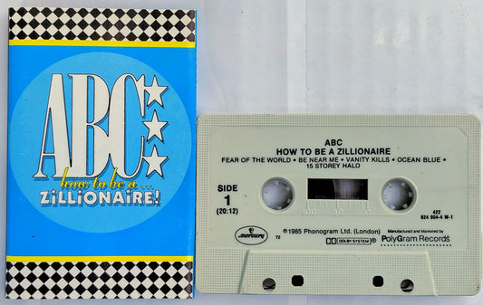 ABC - “How To Be A Zillionaire” - CASSETTE TAPE VG+/VG+