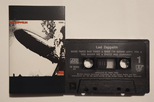Led Zeppelin - "Led Zeppelin (1)" - CASSETTE TAPE (Canada; black shell) VG+/VG+
