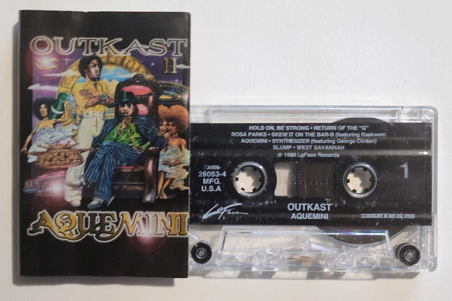 Outkast - "Aquemini" - CASSETTE TAPE (DOLBY HX PRO B NR) G+/G* (See Notes/Photos)