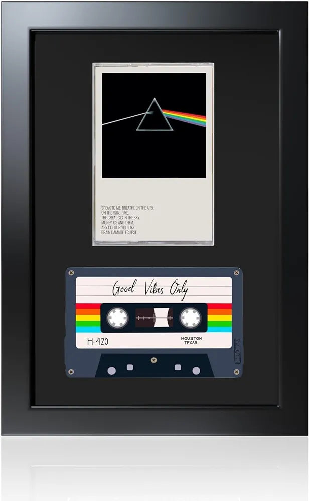 Cassette Tape Display Frame - Single Jewel Case + Single Tape Shell ...