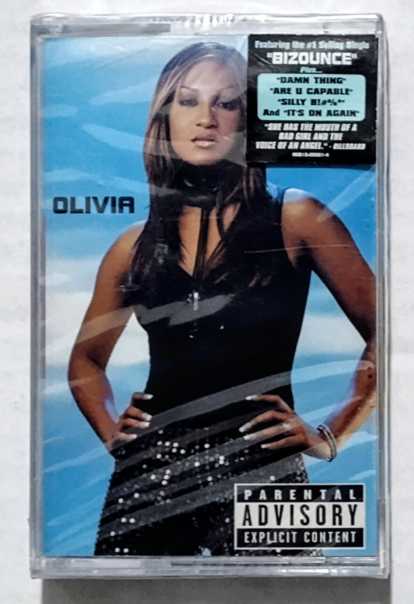Olivia - “Olivia” - CASSETTE TAPE NM/M (Sealed with hype sticker; lightly torn cellophane)
