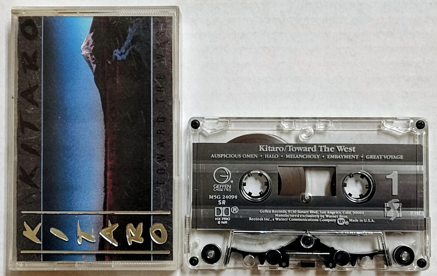 Kitaro - “Toward The West” - CASSETTE TAPE VG+/VG+ (Original Printed Case)