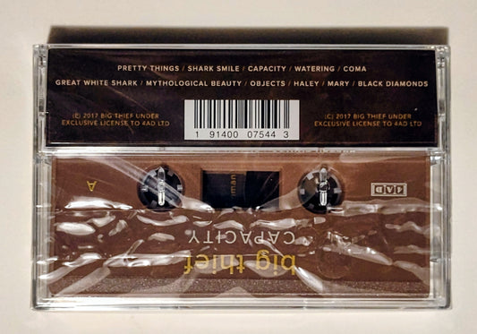 Big Thief - "Capacity" - INDIE CASSETTE TAPE (2025 Reissue; Brown shell) M/M (Sealed; last copy)