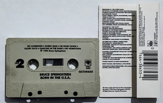 Bruce Springsteen - "Born In The USA" - CASSETTE TAPE VG+/VG+