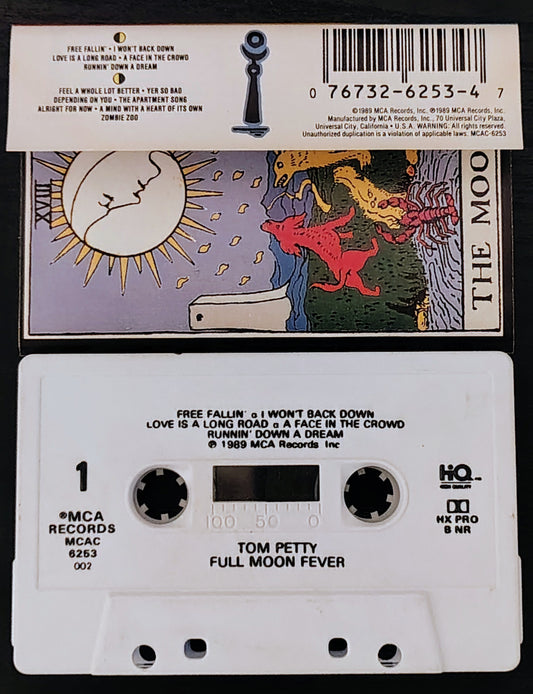 Tom Petty - “Full Moon Fever” - CASSETTE TAPE VG+/VG