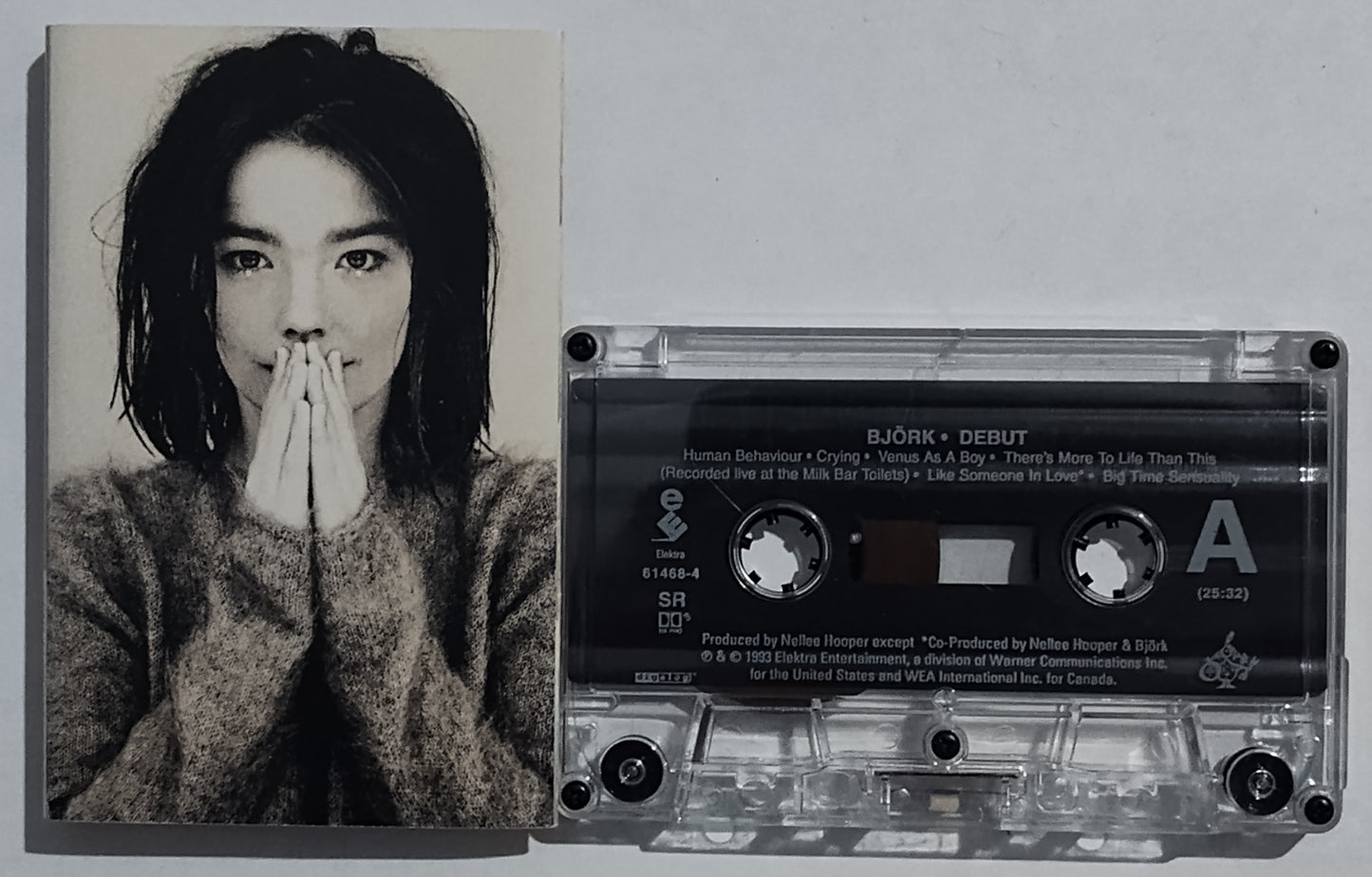 Bjork - “Debut” - CASSETTE TAPE VG+/VG+