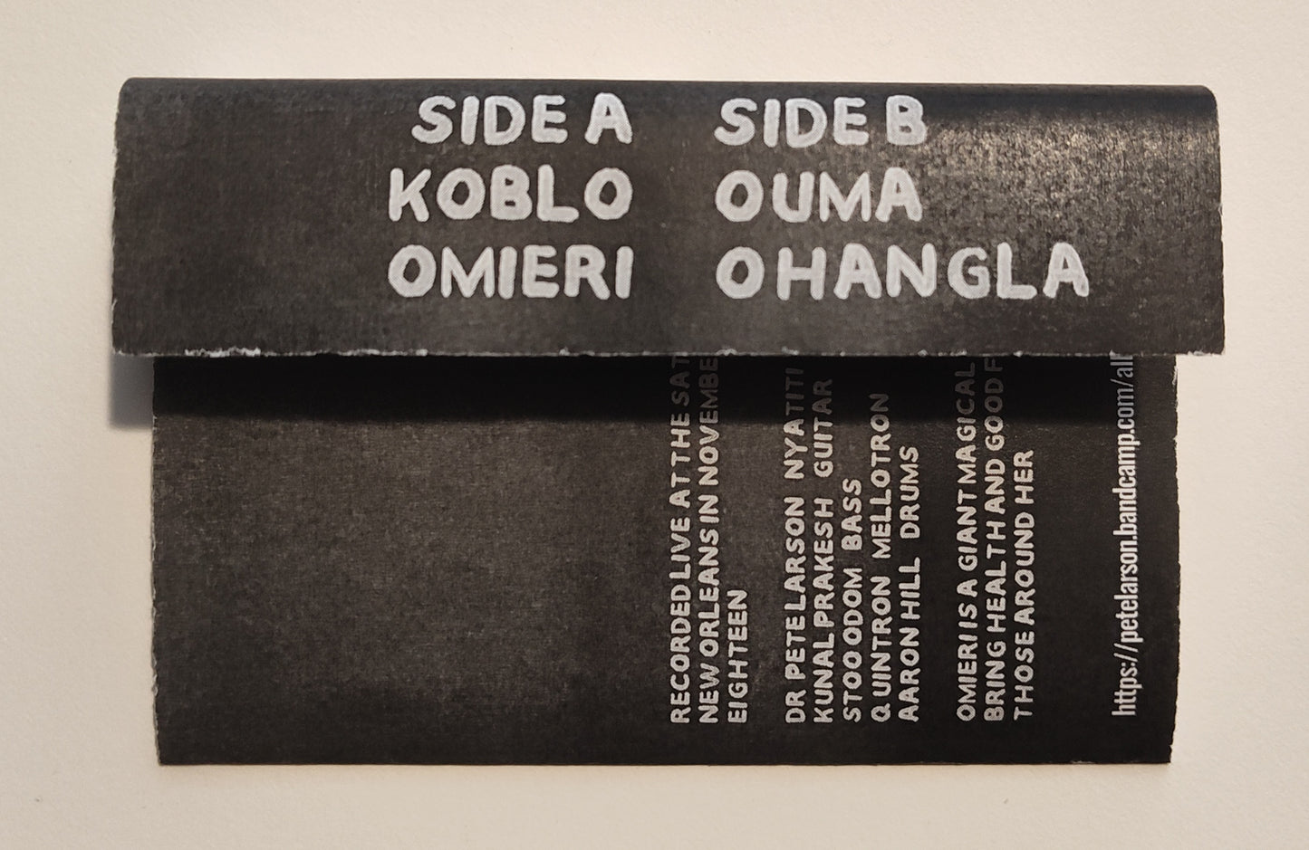 Dr. Pete Larson - "Omieri" - CASSETTE TAPE M/M