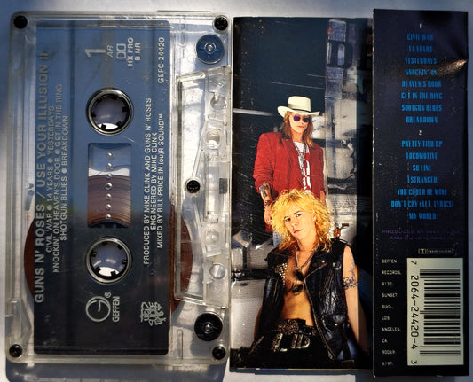 Guns N' Roses - "Use Your Illusion II" CASSETTE TAPE (AR) G+/G+