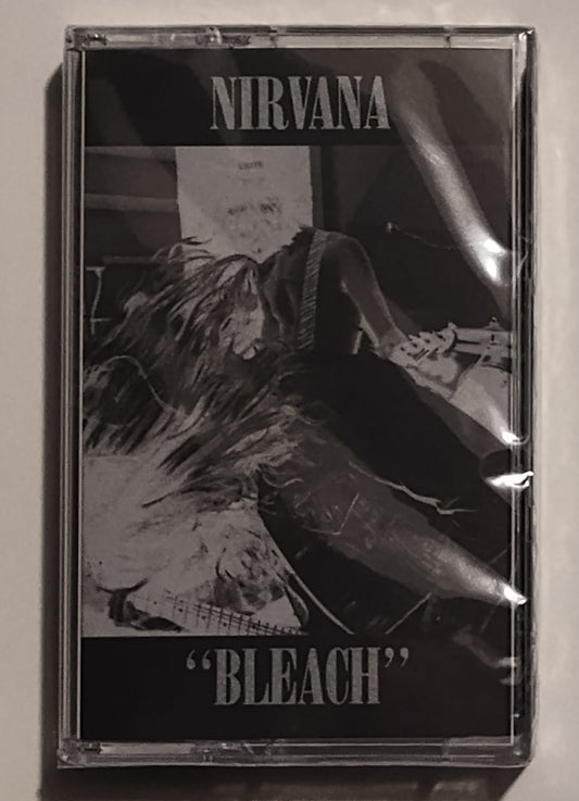 Nirvana - "Bleach (Reissue; Black shell)" - CASSETTE TAPE M/M (Sealed)