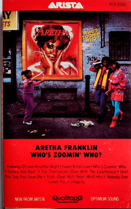 Aretha Franklin - “Who’s Zoomin’ Who?” - CASSETTE TAPE VG/VG