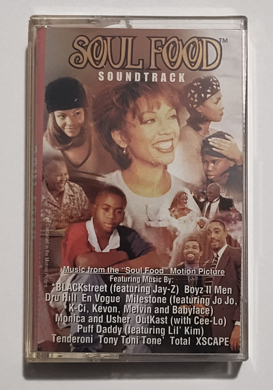Various Artists - "Soul Food Soundtrack" - CASSETTE TAPE NM/M* See Notes