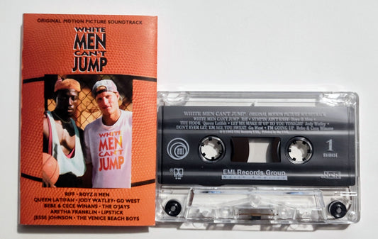 Various Artists - "White Men Can't Jump" - CASSETTE TAPE (DOLBY HX PRO B NR) VG+/VG+