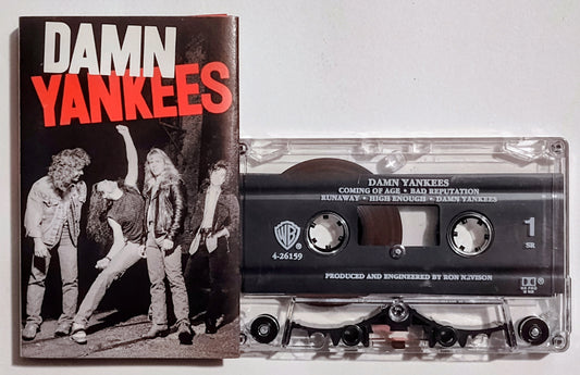 Damn Yankees - "Damn Yankees" - CASSETTE TAPE (SR; DOLBY HX PRO) VG+/VG+