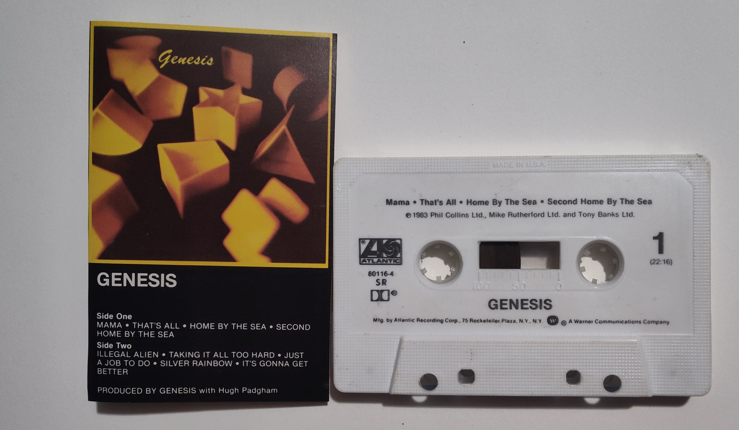 Genesis - "Genesis" - CASSETTE TAPE (SR DOLBY) VG/VG