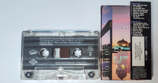 Too $hort - "Get In Where You Fit In" - CASSETTE TAPE (BMG Club Version; DOLBY; DIGalog) VG+/VG+
