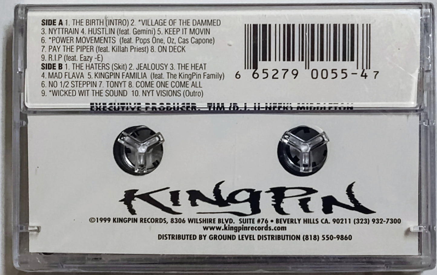 Nytowl - “The Eclipse (Featuring Eazy-E)” - CASSETTE TAPE NM/M (Sealed; small cracks in case)